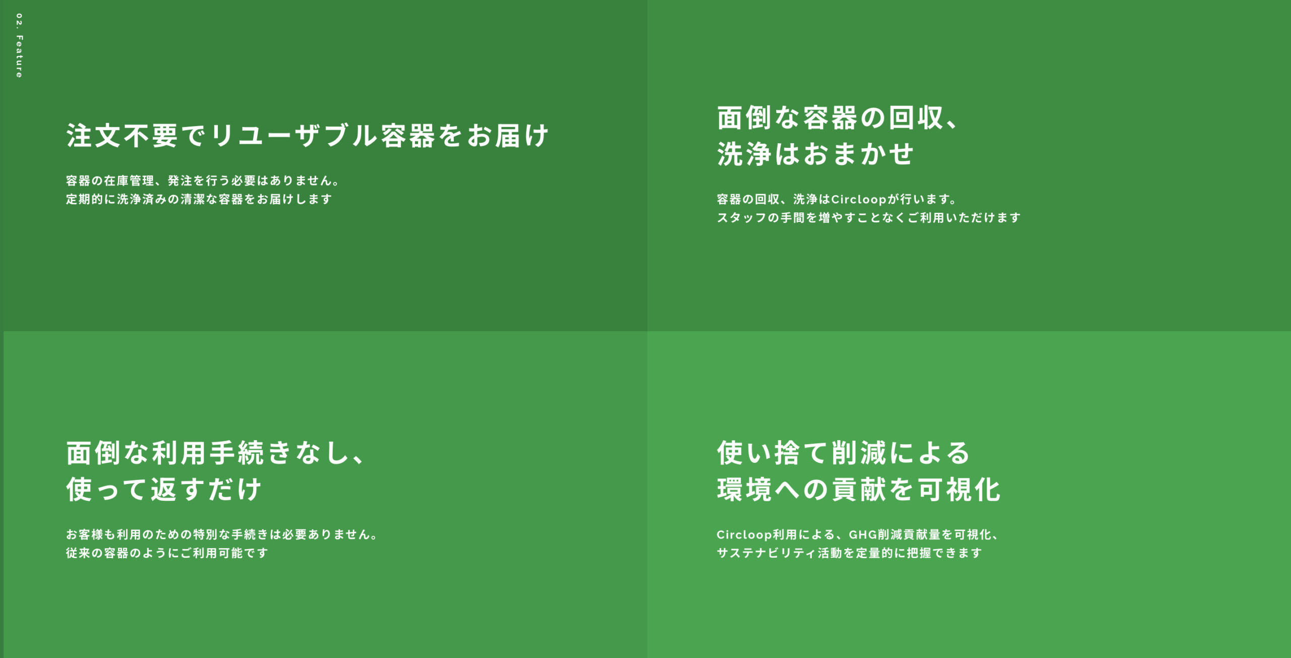 Circloopのサービスサイト